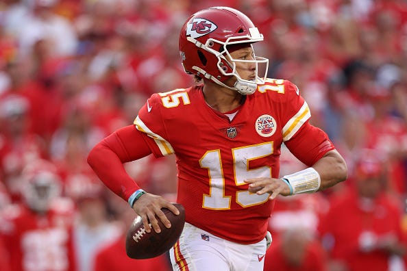 Patrick Mahomes is the No. 1 quarterback for the 2022 NFL season. 