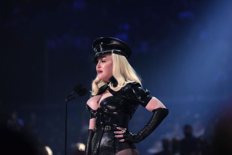 Madonna performs onstage during the 2021 MTV Video Music Awards 