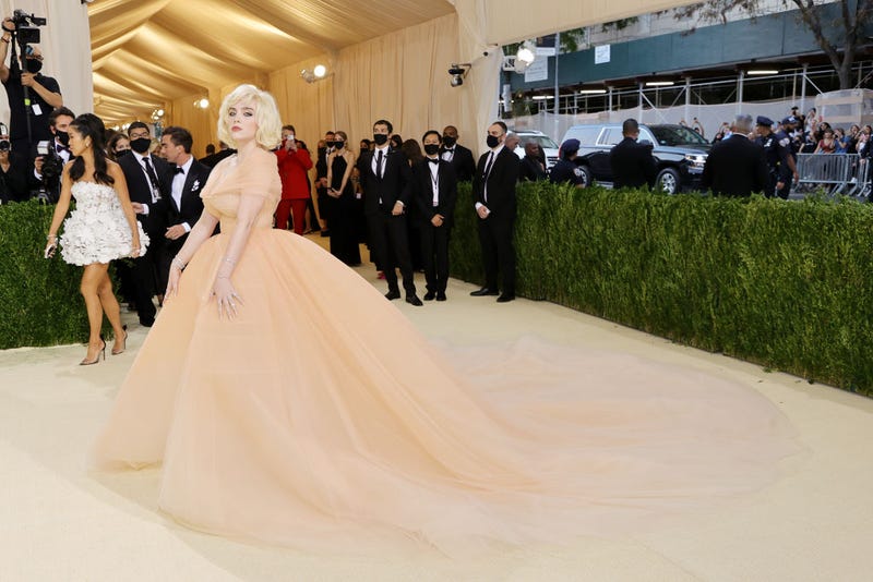 Co-chair Billie Eilish attends The 2021 Met Gala Celebrating In America: A Lexicon Of Fashion at Metropolitan Museum of Art on September 13, 2021 in New York City. 
