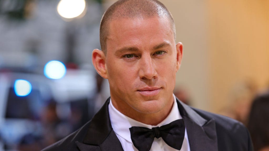 Shirtless Channing Tatum, 41, shows off his fit physique and six-pack abs in tiny swimsuit