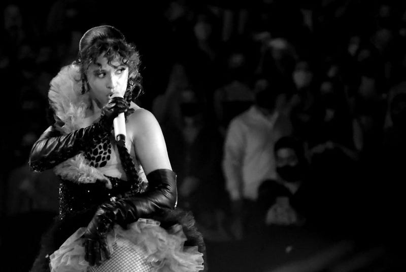 Camila Cabello performs onstage during the 2021 MTV Video Music Awards at Barclays Center on September 12, 2021 in the Brooklyn borough of New York City