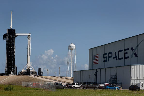SpaceX launch site. 