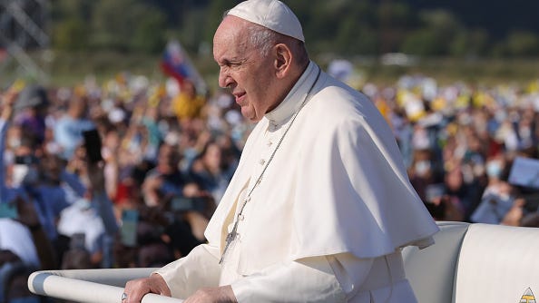 Pope calls for peace in Ukraine, saying 'please stop, look at this cruelty'