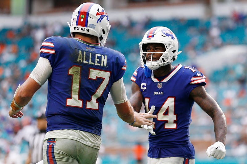 Josh Allen and Stefon Diggs