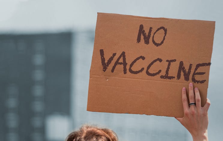 Anti-vax poster.