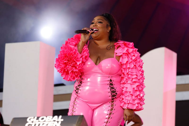 Lizzo performs onstage during Global Citizen Live, New York on September 25, 2021 in New York City.