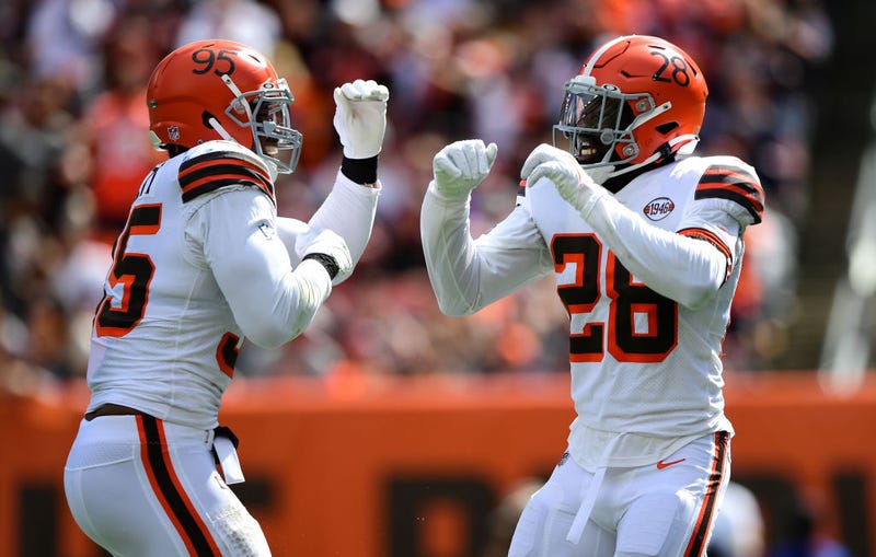 Myles Garrett and Jeremiah Owusu-Koramoah