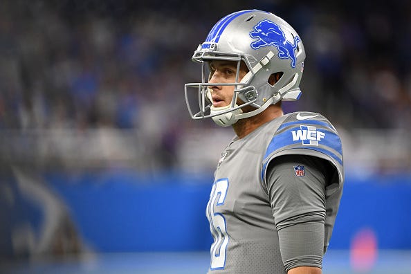 Jared Goff is the No. 31 quarterback in the NFL for 2022. 