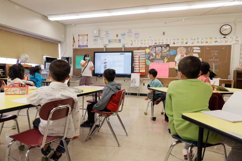 File photo: A classroom at Yung Wing School P.S. 124 in Manhattan on Sept. 27