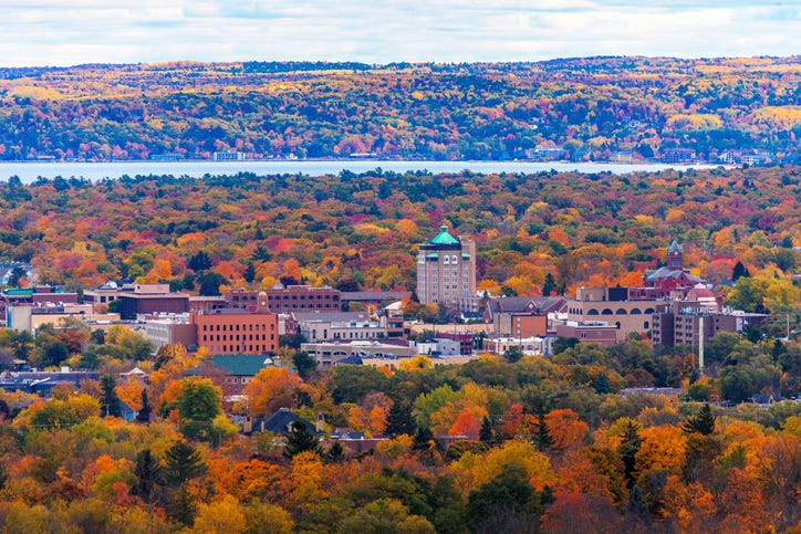 Travel destination Traverse City, Michigan