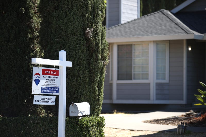 A sign is posted in front of a home for sale on September 28, 2021 in San Rafael, California.