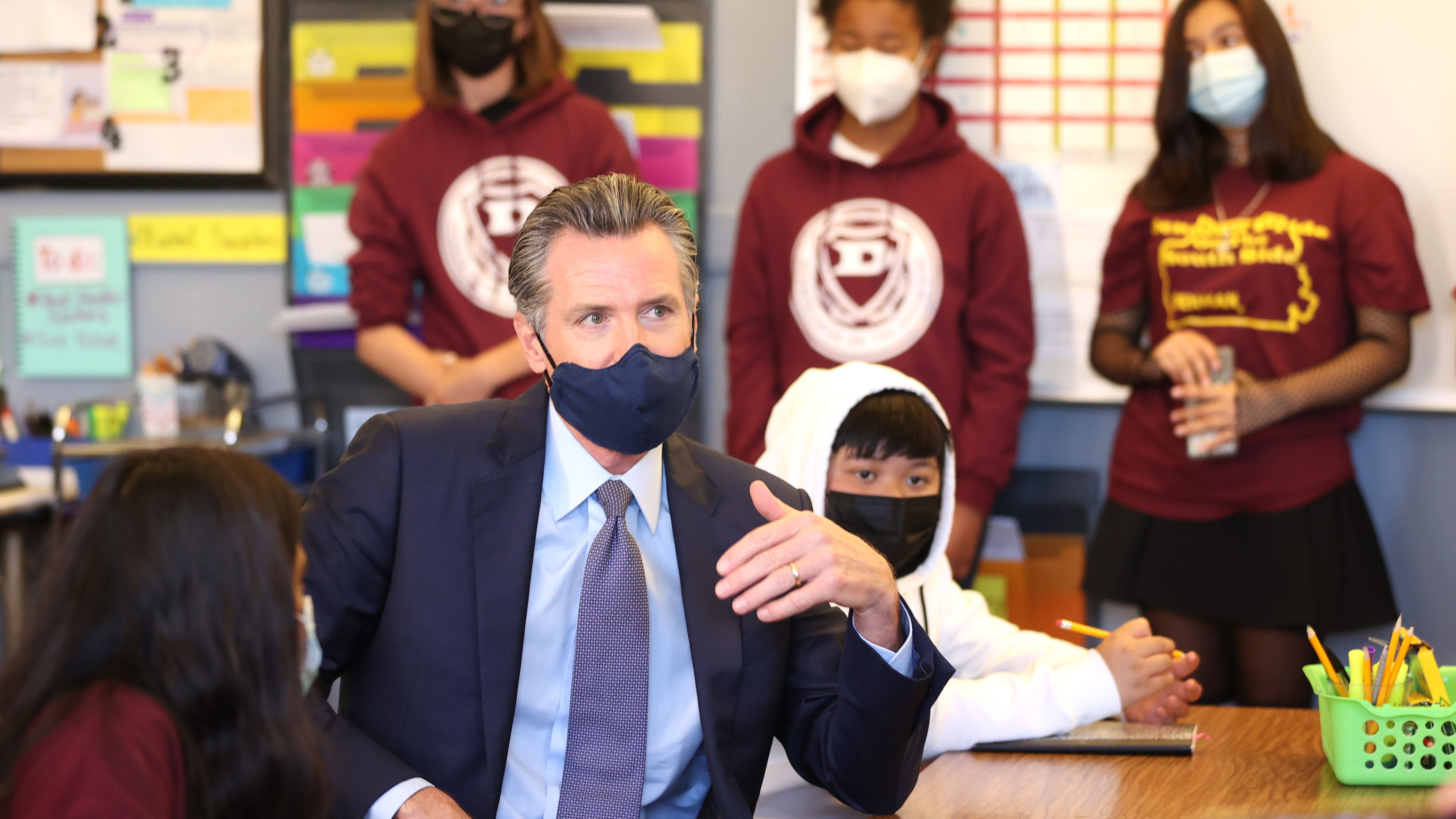 California delays decision on lifting school mask mandate