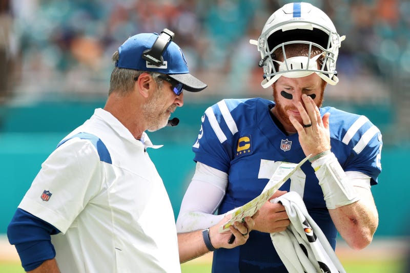 Carson Wentz and Frank Reich