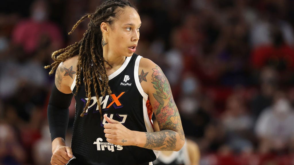 Family of ex-Marine detained in Russia speaks out after Biden calls Brittney Griner’s wife