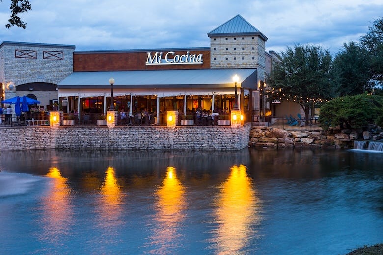 Mi Cocina in Plano at twilight