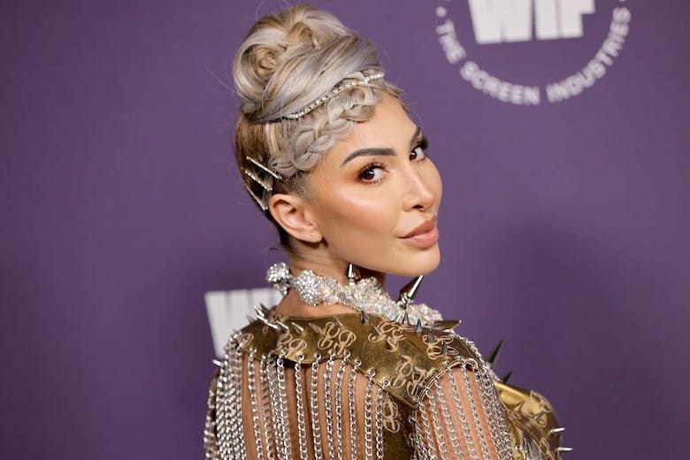 Farrah Abraham attends Women in Film's Annual Award Ceremony at The Academy Museum of Motion Pictures on October 06, 2021 in Los Angeles, California