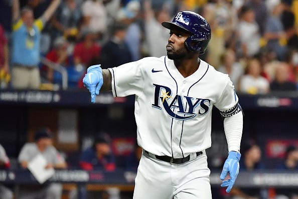 Randy Arozarena is one of the best left fielders in baseball right now.