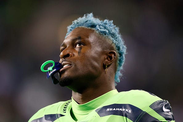 D.K. Metcalf and the Seahawks will wear their "Action Green" uniforms in Week 1.
