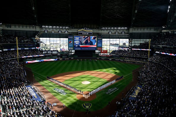 American Family Field is the home of the Brewers.