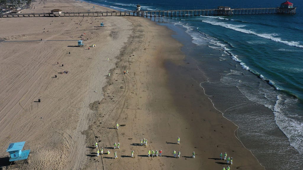 O.C. oil spill victims could get financial help from Biden administration