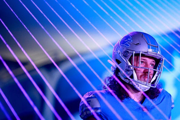 T.J. Hockenson and the Lions will play at 1 p.m. ET this week. 