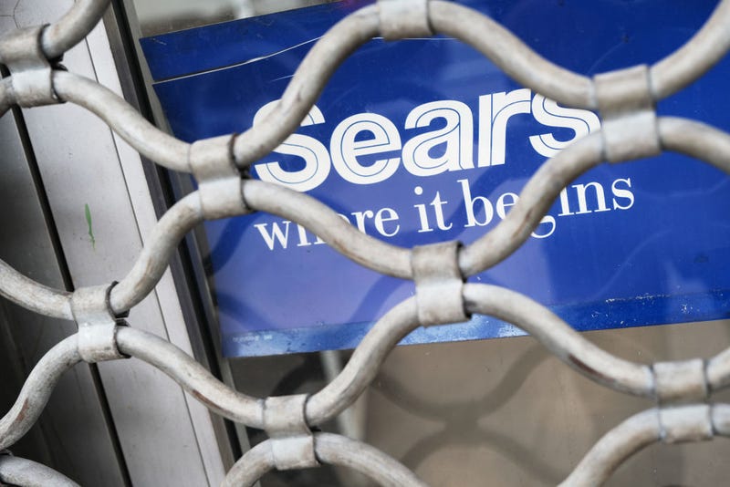 The exterior of a Sears store