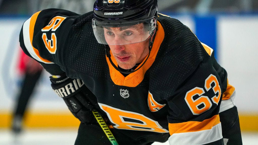 Bruins react to ‘cheap’ hit from Garnet Hathaway on Brad Marchand