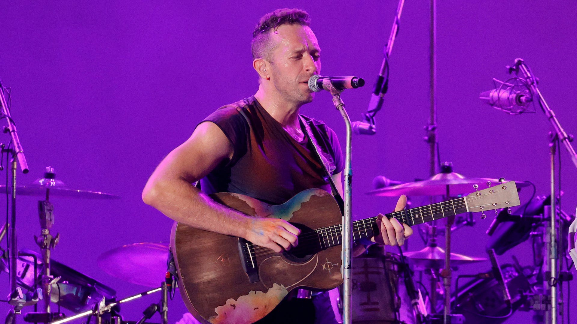 Chris Martin on how Coldplay is using batteries, bikes, and solar power to make touring sustainable