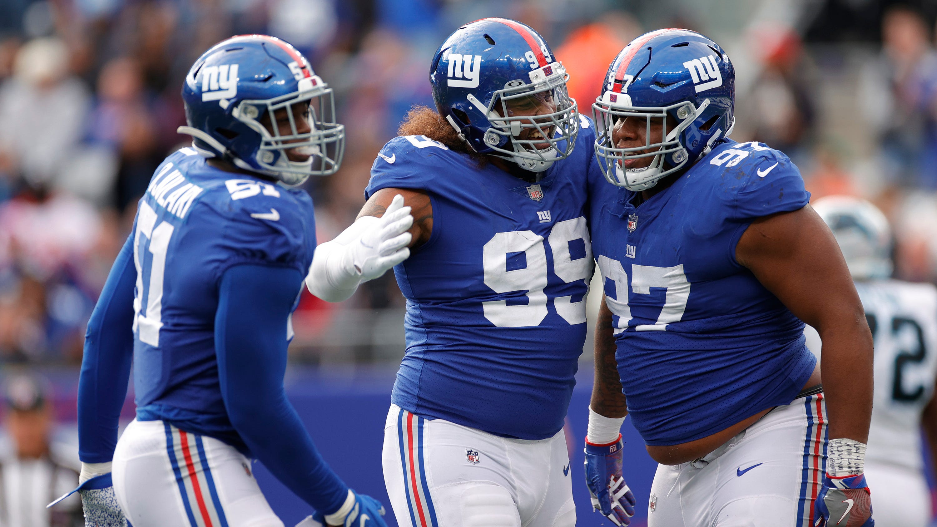 Giants' Leonard Williams credits early-down defense for Big Blue surge vs. Carolina