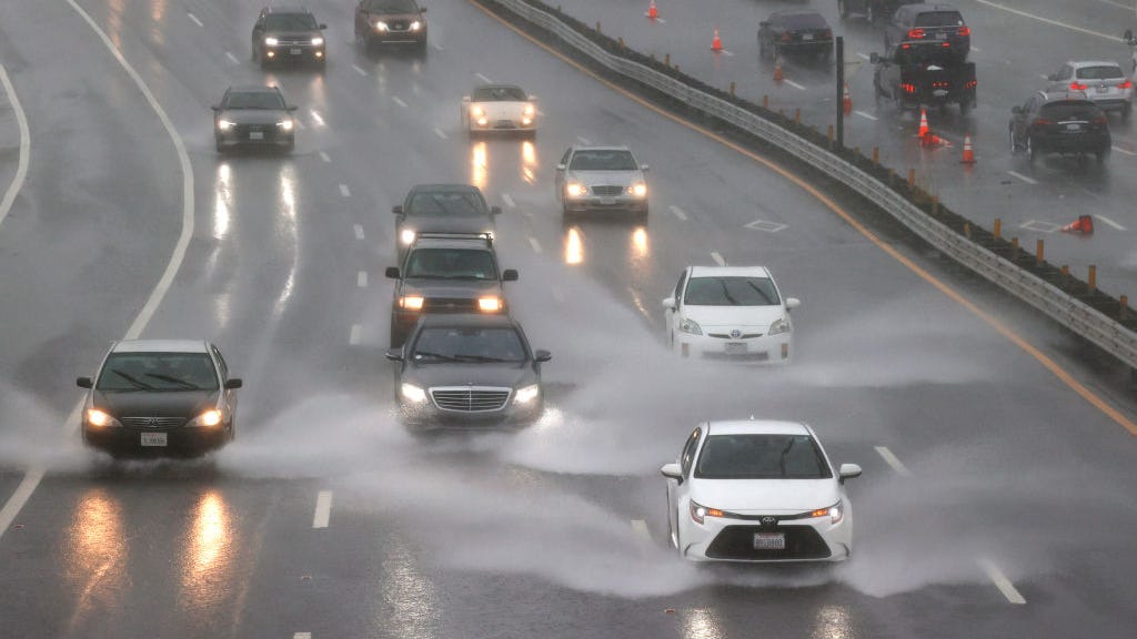 High winds tip over multiple trucks on Bay Area bridge