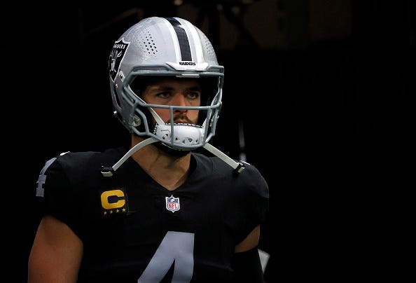 Derek Carr is the No. 12 quarterback for the 2022 NFL season. 