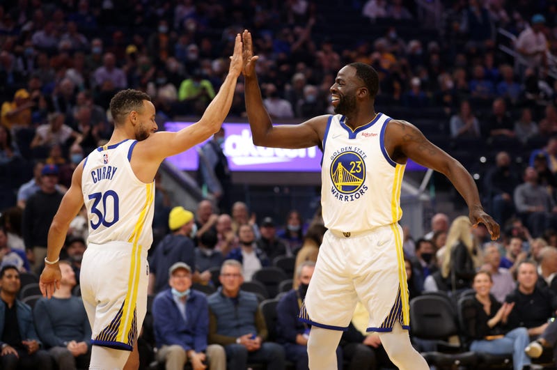 Warriors stars Stephen Curry and Draymond Green