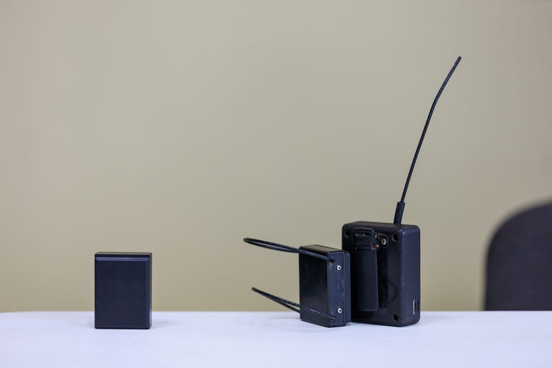 Monitoring system with an electronic bracelet