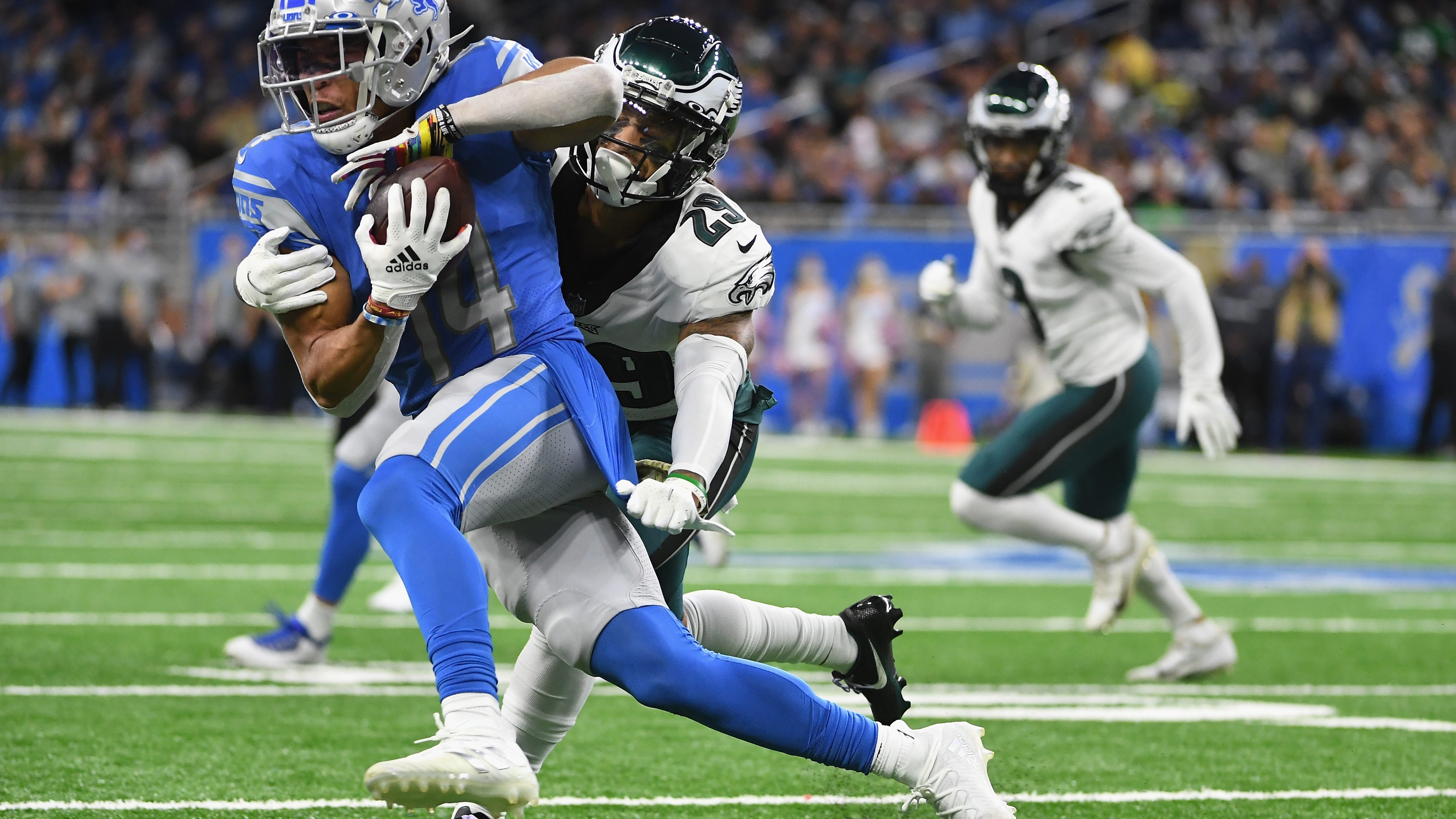 Campbell will 'look long and hard at St. Brown' in search for more offense