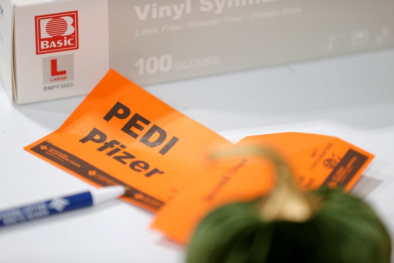 A Pfizer COVID-19 vaccine for children ages five to 11.