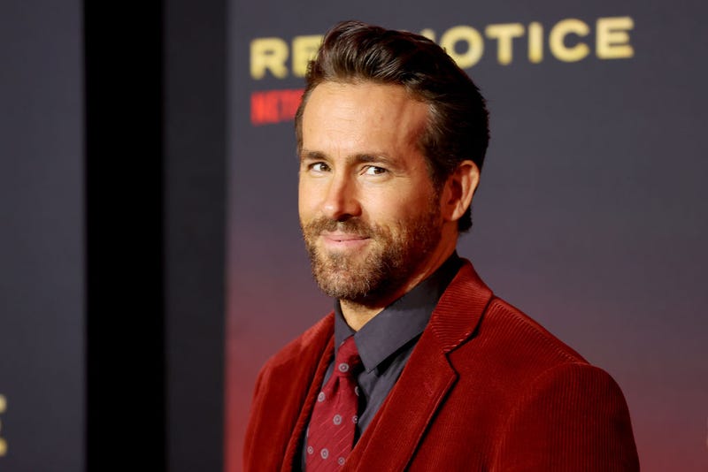 Ryan Reynolds attends the World Premiere Of Netflix's "Red Notice" at L.A. LIVE on November 03, 2021 in Los Angeles, California.
