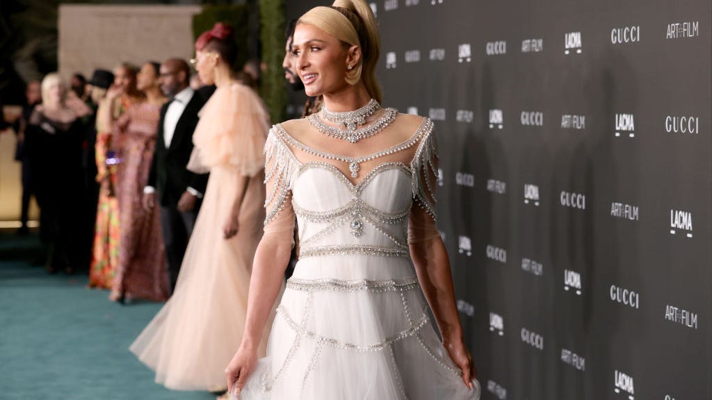 PHOTOS: Paris Hilton embraces bridal look in white gown ahead of upcoming wedding