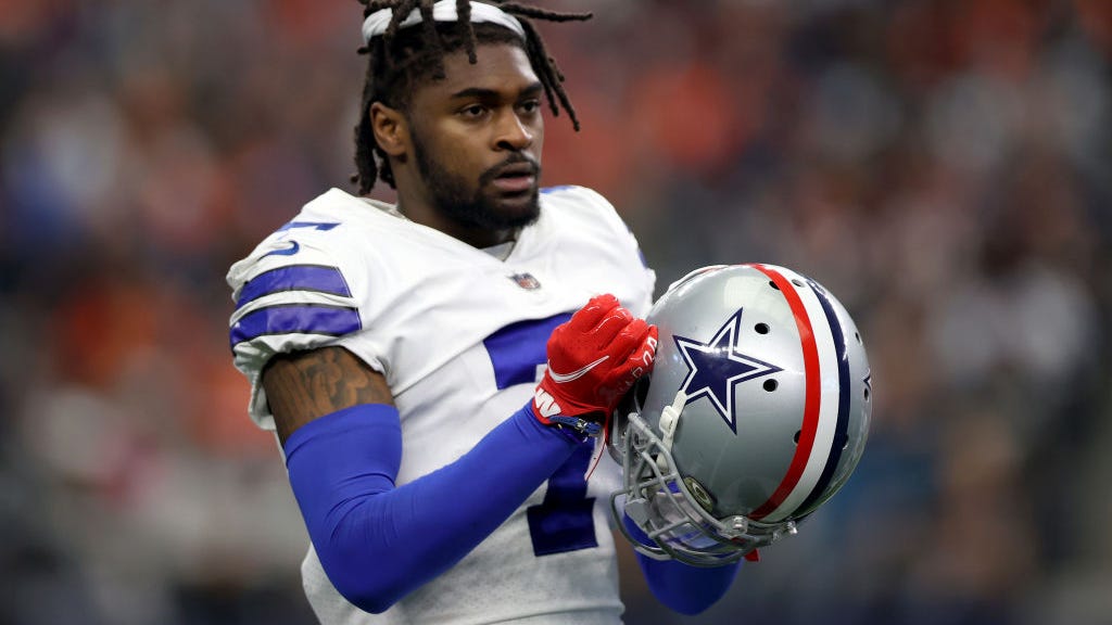 Trevon Diggs has a hilarious reaction to Carson Wentz getting traded to Washington