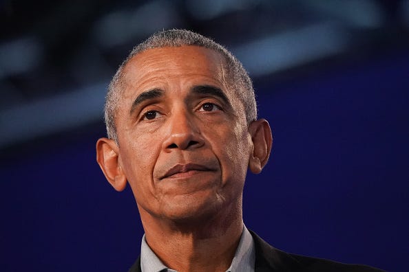 Former US president Barack Obama.