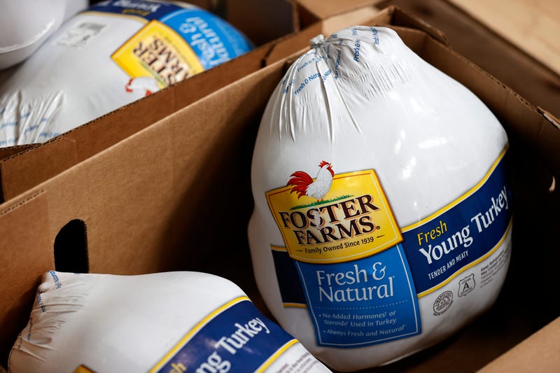Just in time for the holidays, Foster Farms donated thousands of pounds of turkeys to the San Francisco-Marin Food Bank on Monday.