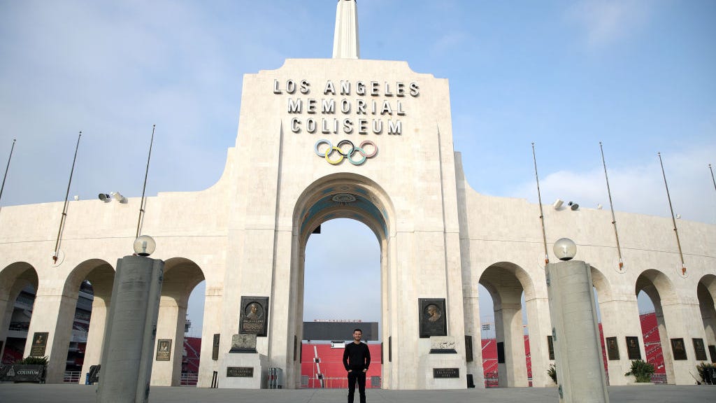 NASCAR's new champion takes scouting trip to La-La-Land