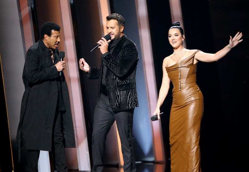 Lionel Richie, Luke Bryan, and Katy Perry