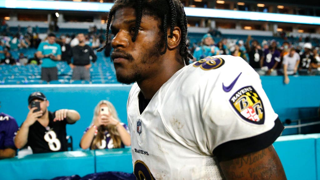 Lamar Jackson says 'I need $' photos on social media was not veiled shot at Ravens