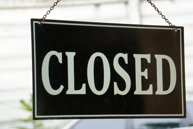 Closed sign