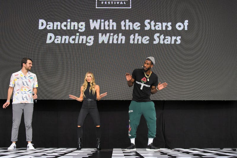 Justin Curto, Daniella Karagach, and Iman Shumpert