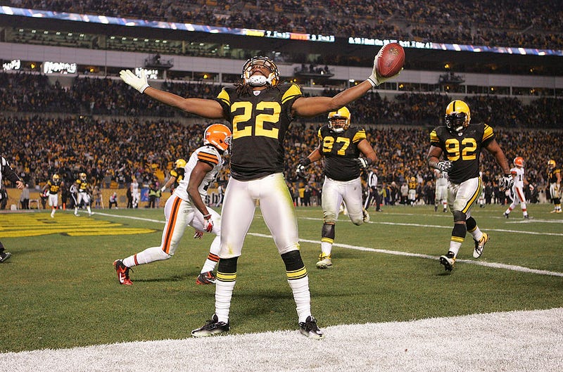 William Gay celebrating Steelers