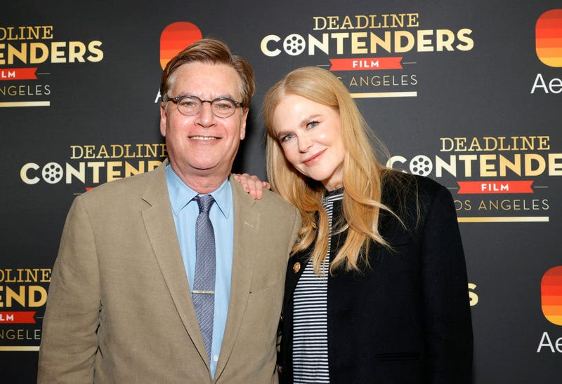 Writer/Director Aaron Sorkin and Actor Nicole Kidman from Amazon Studios' 'Being the Ricardos' attend the Deadline's The Contenders Film at DGA Theater Complex on November 14, 2021 in Los Angeles, California.