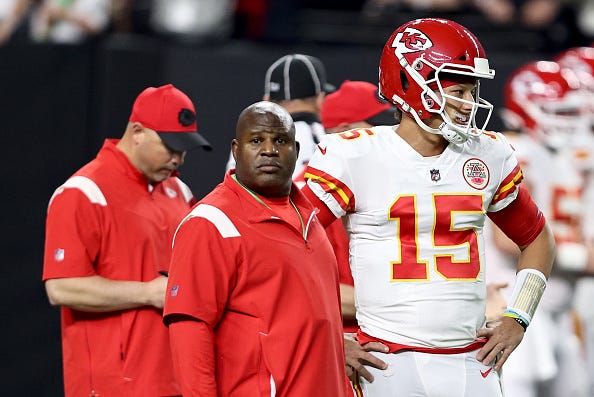 Eric Bieniemy is a top head coaching candidate.
