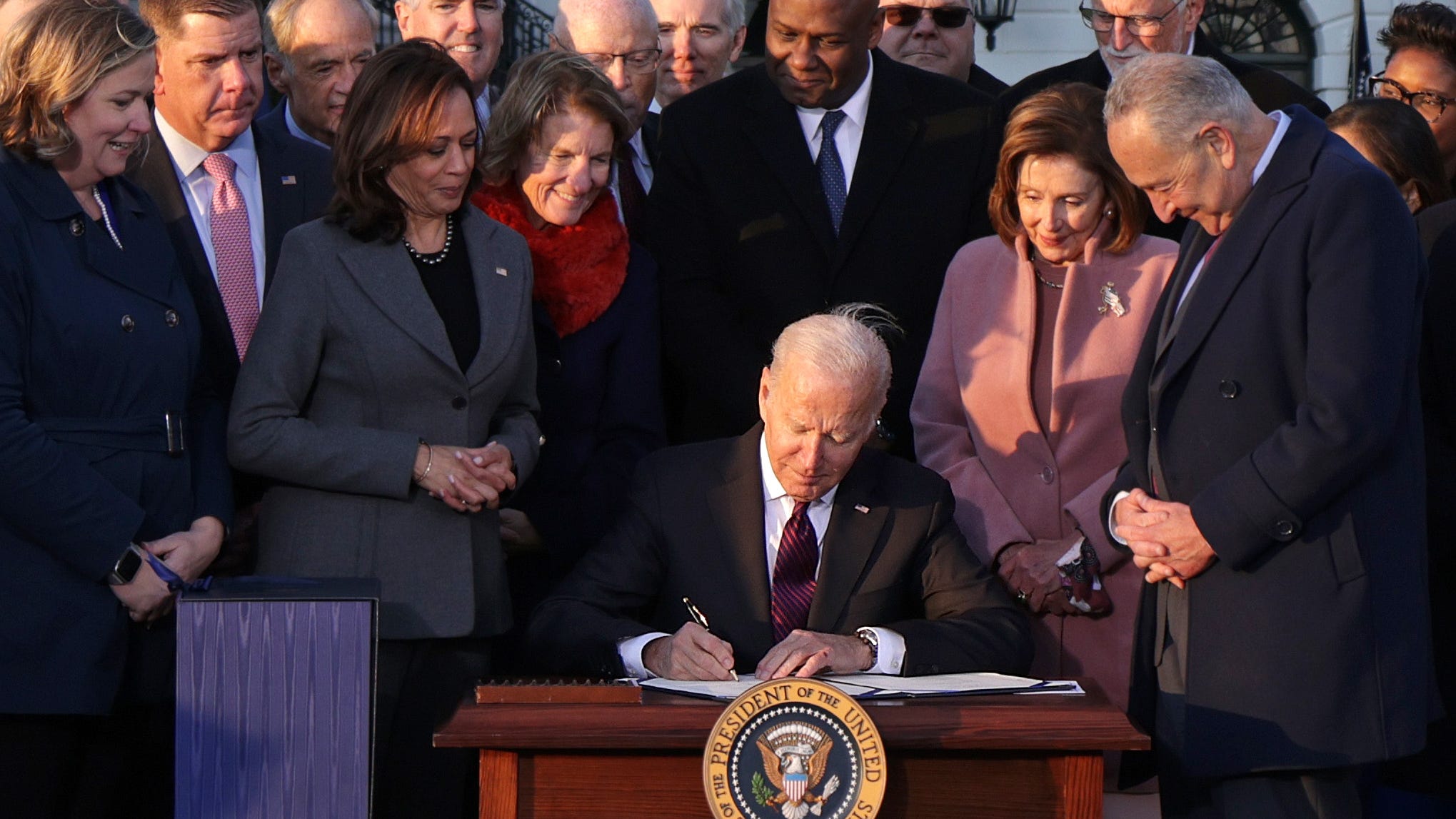 What's in the new infrastructure deal President Biden signed?