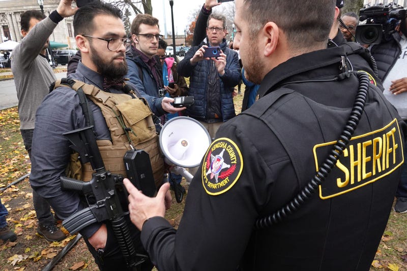"Maserati Mike" protester